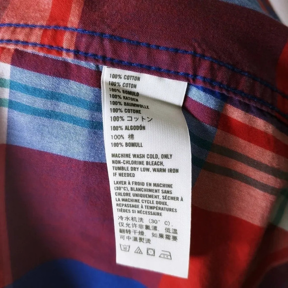 Hollister California Button Down  Shirt, Plaid, XL - Picture 11 of 11